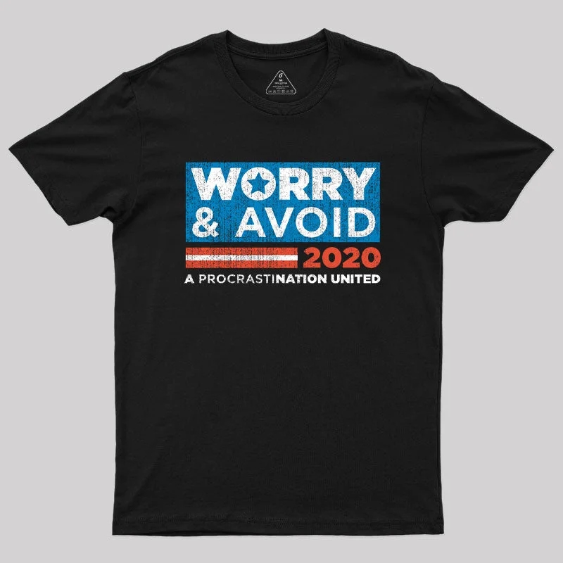 Worry and Avoid Politics T-Shirt Feminine Women's Style 