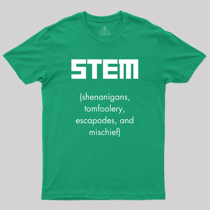 What STEM Means Geek T-Shirt Athletic Women's 