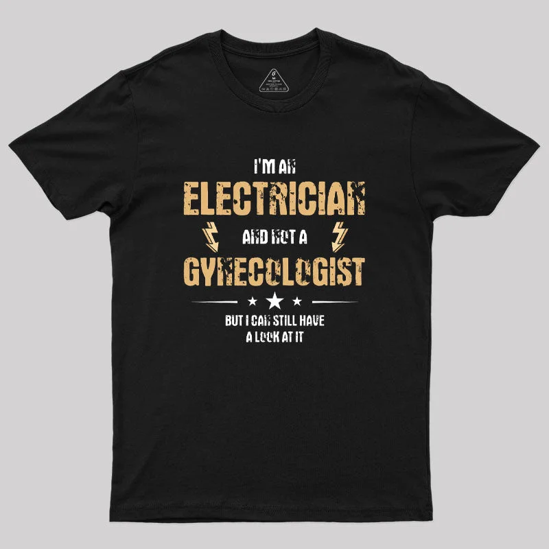 Funny Electrician Journeyman T-Shirt Edgy Women's Punk