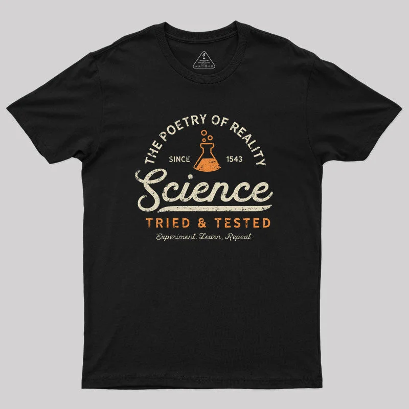 The Poetry of Reality Geek T-Shirt Cool Women's Distressed