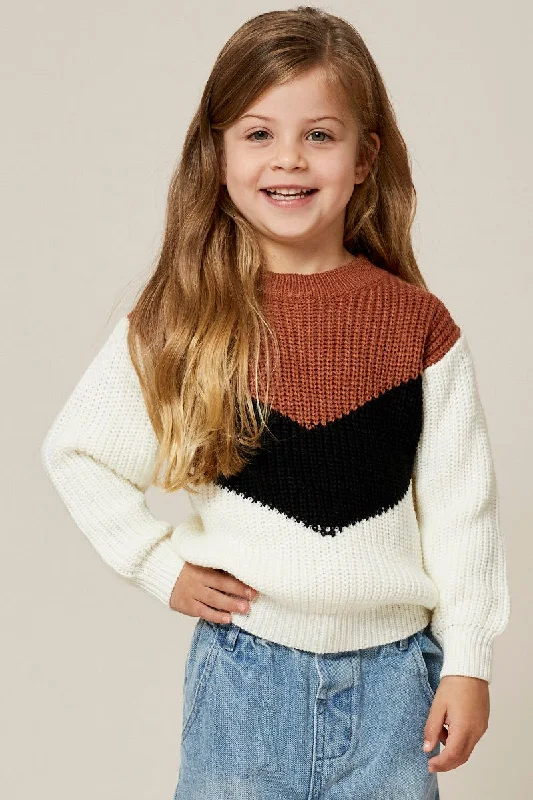 Stripe Knit Top Long Sleeve Dapper Women's 1920S