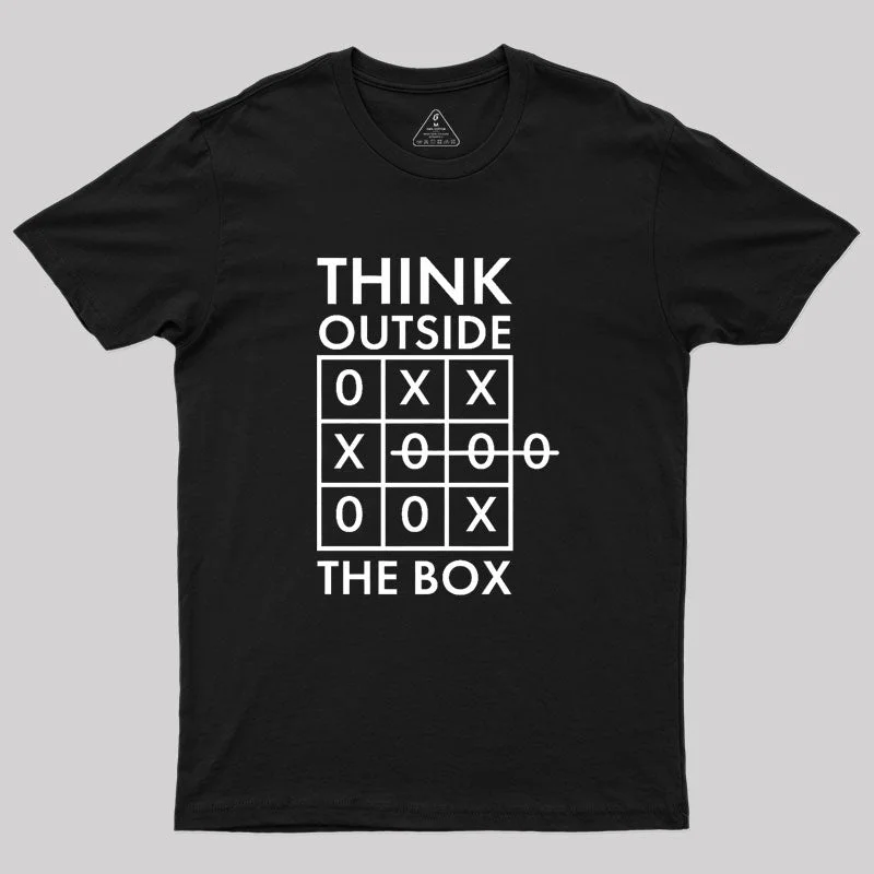 Think outside the box Geek T-Shirt Modern Women's Tech