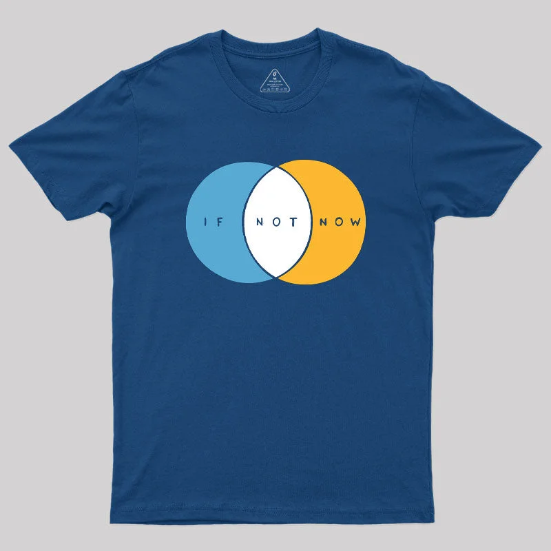 If Not Now Geek T-Shirt Preppy Women's College