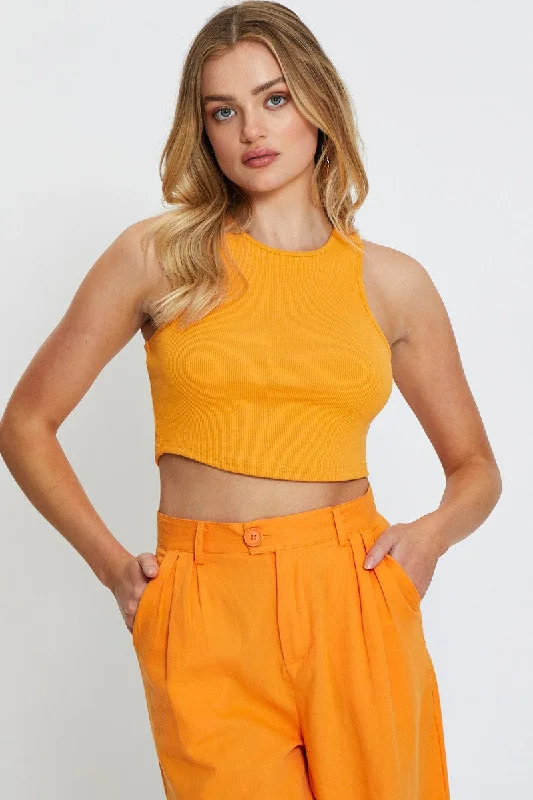 Orange Crop Top Vacation