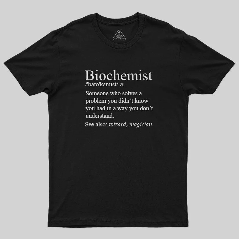 Biochemist T-Shirt Bold Women's Statement
