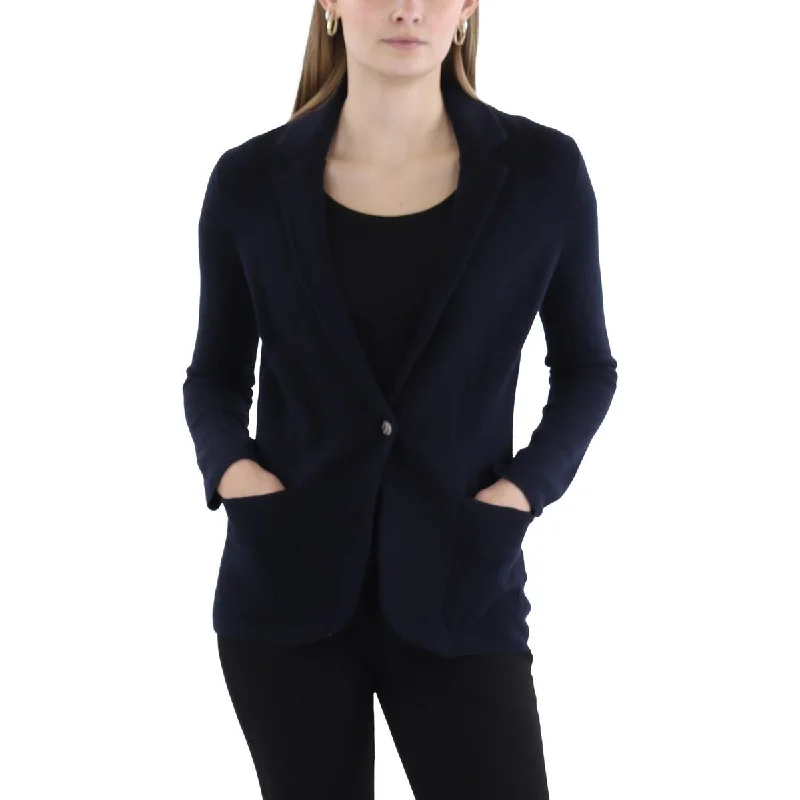 Vineyard Vines Womens Wool Blend Casual One-Button Blazer Vintage Women's 1970S 