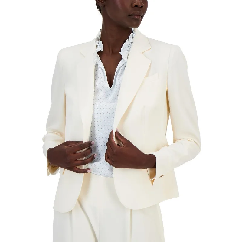 Anne Klein Womens Solid Office One-Button Blazer Sophisticated Women's Tailored