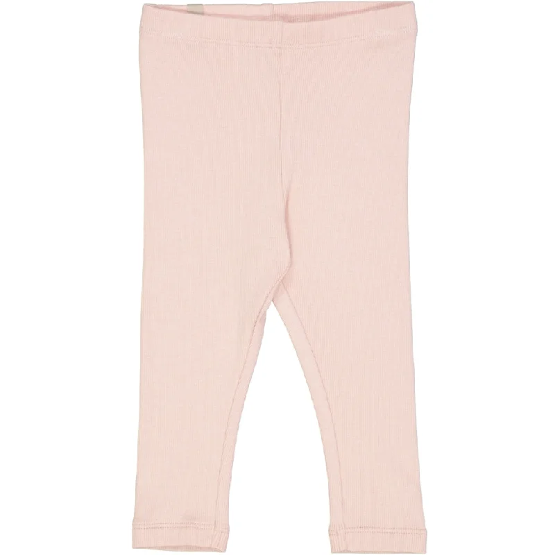 Rib Leggings - powder Athletic Women's High - 