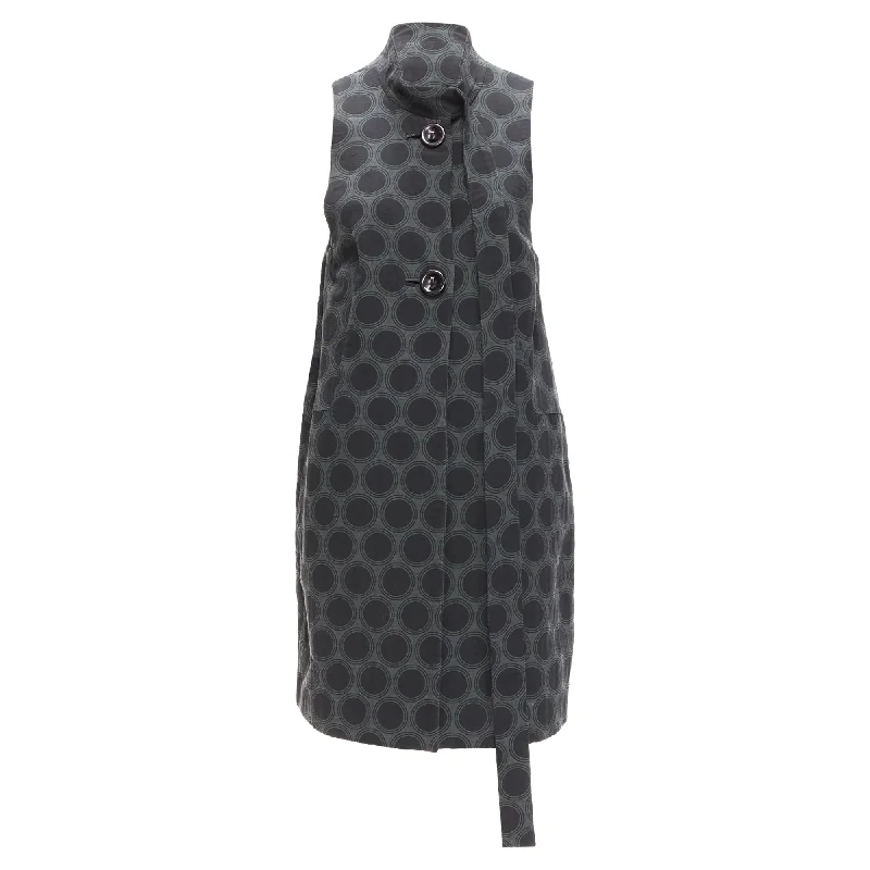 Marni dot print long strap collar dress Laid - back Women's Vibe