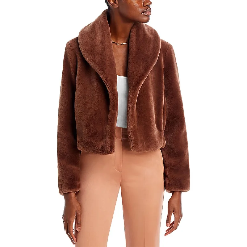[BLANKNYC] Womens Faux Fur Dressy Bolero Sleek Women's 