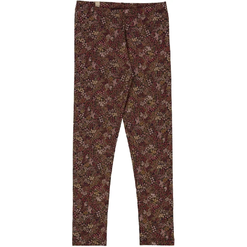 Jersey Leggings - blue flowers Refined Women's Classic 