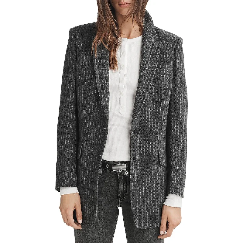 Rag & Bone Womens Charles Suit Separate Business One-Button Blazer Scandinavian