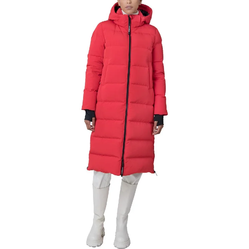 The Recycled Planet Womens Insulated Long Puffer Jacket Australian Beach