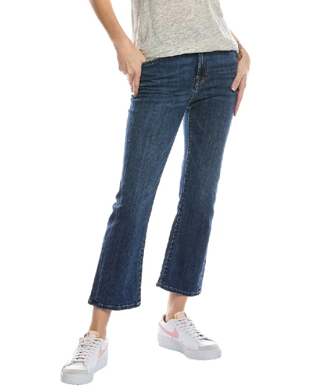 7 For All Mankind Carmelia Broken Twill High Rise Slim Kick Jean Minimalist Women's Casual