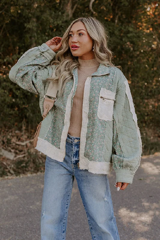 Easy To Style Floral Jacket Refined Women's Classic 