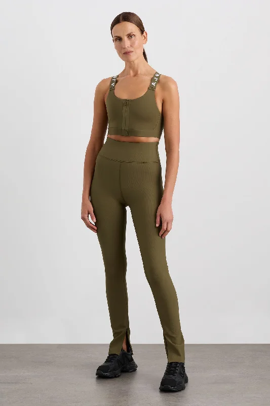 Zip Hem Full Length Legging 205 Refined Women's Hand - crafted