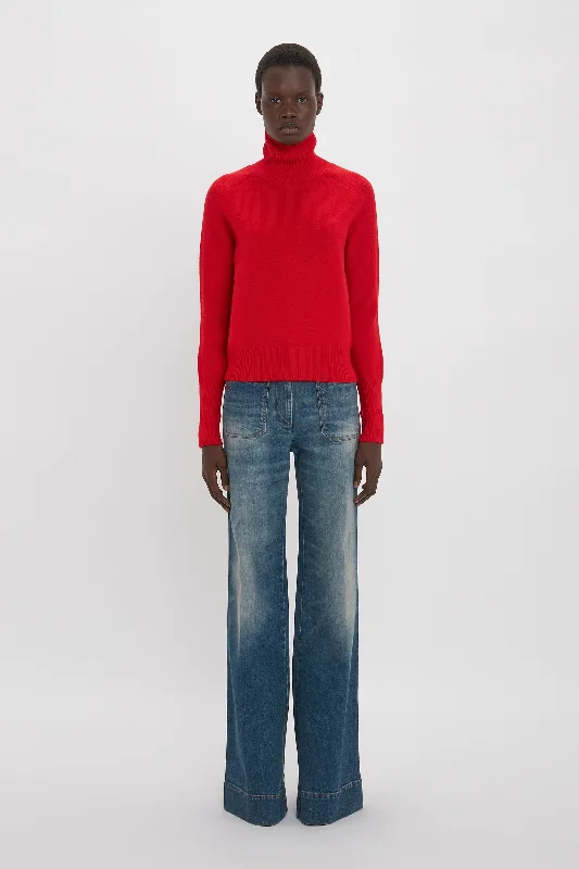 Alina High Waisted Jean In Heavy Vintage Indigo Wash Country