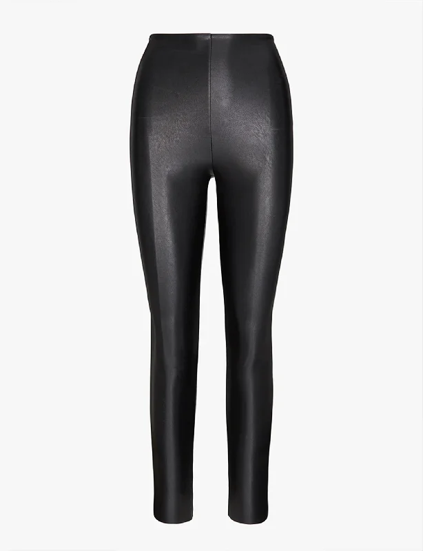 Perfect Control Faux Leather Legging, Black Refined Women's Classic 