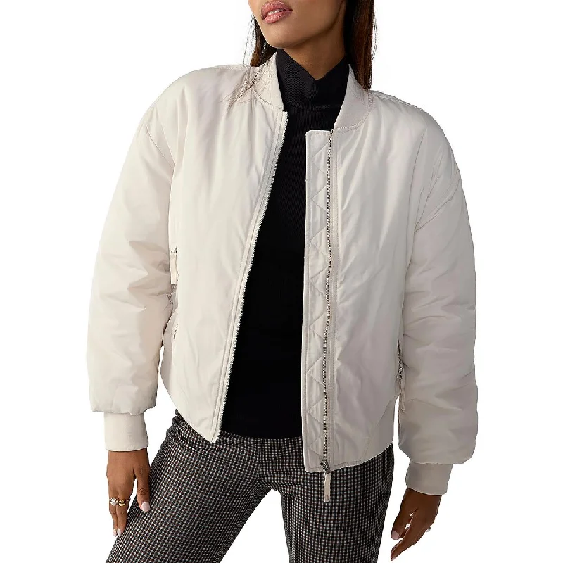 Sanctuary Womens Maro Cold Weather Warm Bomber Jacket Feminine Women's Style 