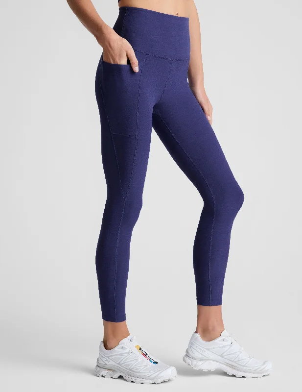 Spacedye Out Of Pocket High Waisted Midi Legging Earthy Women's Hemp - based