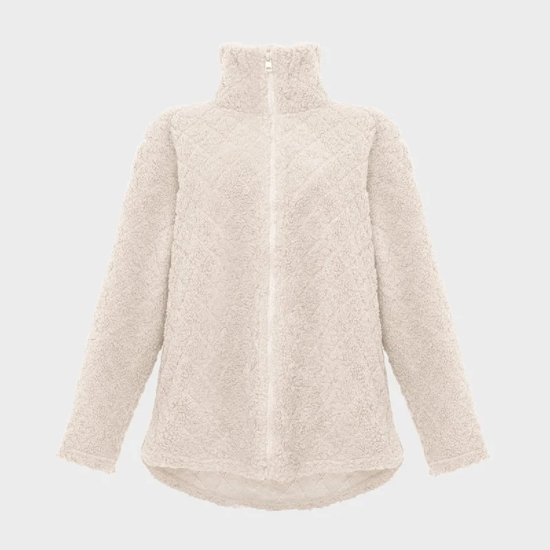 Ladies Quilted Borg Jacket Bold Women's Statement