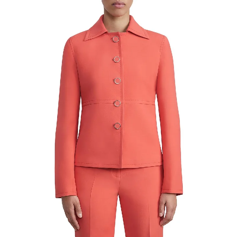 Lafayette 148 New York Womens Collar Business Two-Button Blazer Casual Women's Loose - fitting