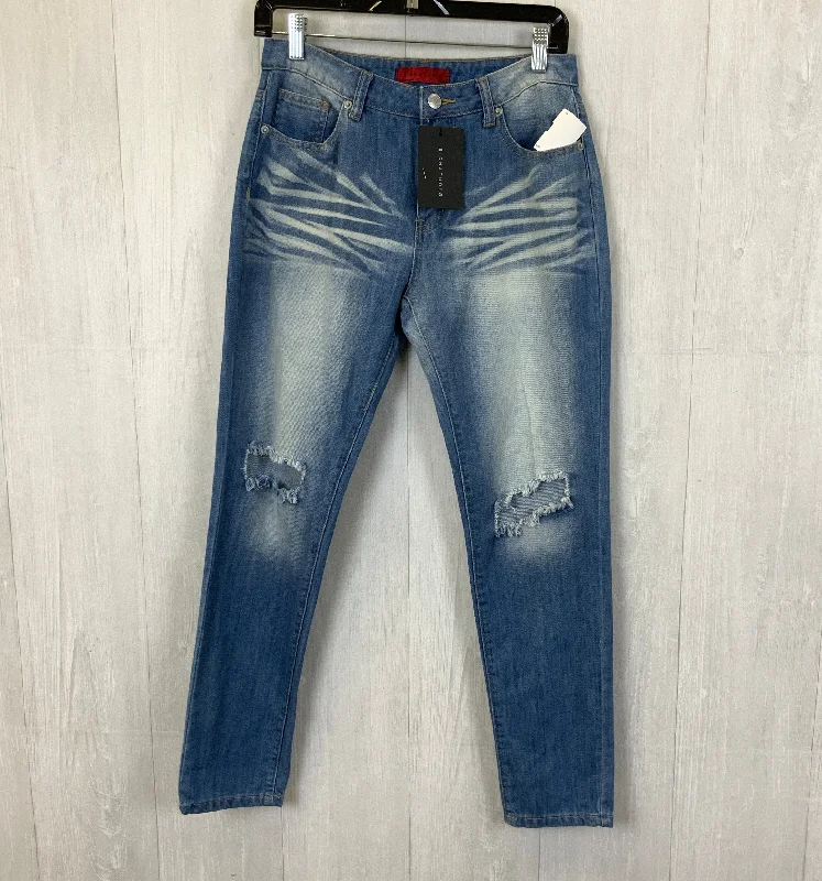 Jeans Skinny By Clothes Mentor In Blue Denim, Size: 8 Stylish Women's Neon
