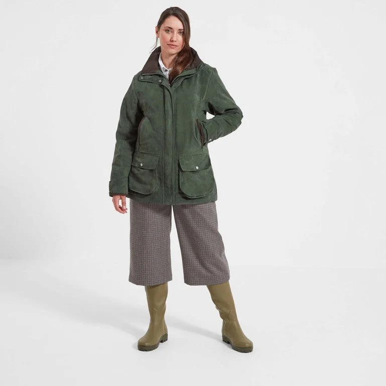 Schoffel Teal Waterproof Coat Edgy Women's Punk
