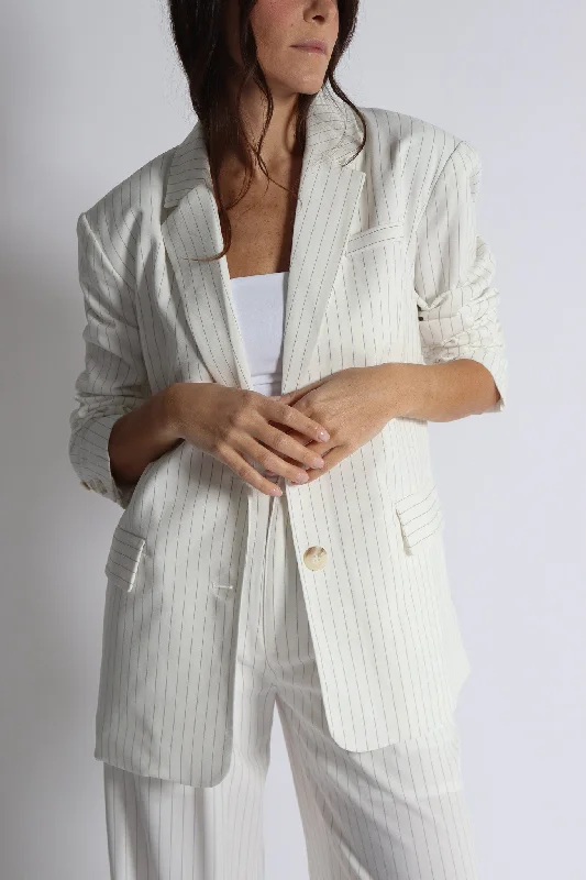 Zhuri Stripe Blazer Sophisticated Women's Tailored
