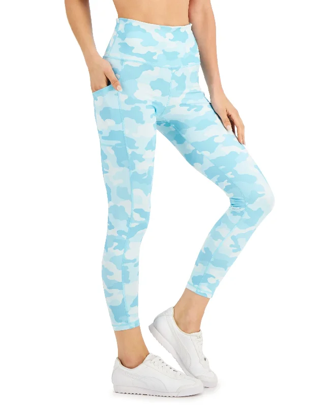 ID Ideology Petite Camo 7/8 Leggings Sleek Women's 