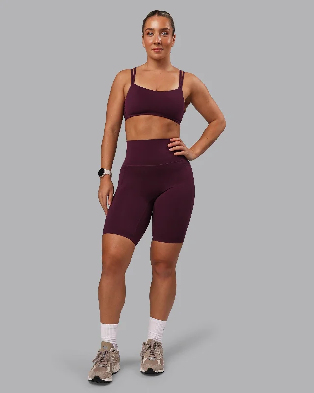Elixir Bike Short Tight With Pockets - Cherry Lacquer Casual Women's Japanese 