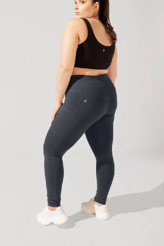 Supersculpt™ Leggings with Pockets - Smoky Grey Sharp Women's Italian