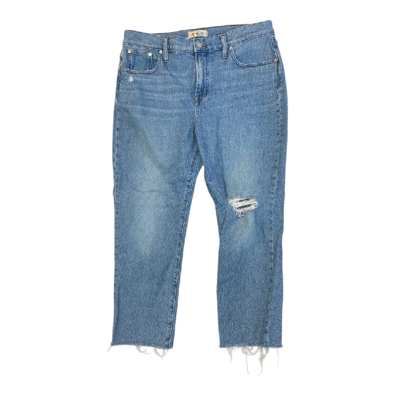 Jeans Straight By Madewell In Blue Denim, Size: 14p Earthy Women's 