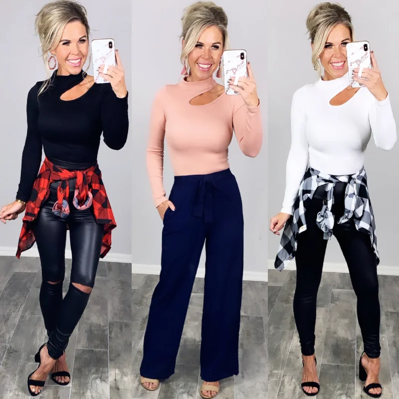 Unexpected Outcome Cropped Top - Multiple Colors Business