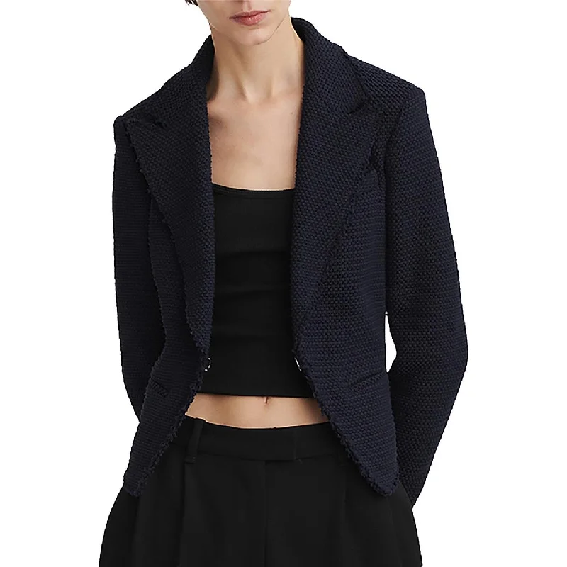 Rag & Bone Womens Elle Tweed Business Open-Front Blazer Feminine Women's Style 