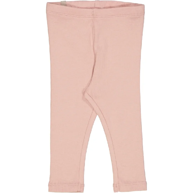 Rib Leggings - misty rose Dapper Women's 1920S