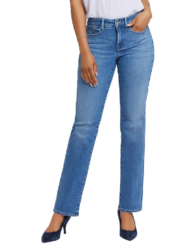 NYDJ Marilyn Newport Sky Straight Leg Jean Practical Women's Multi - 