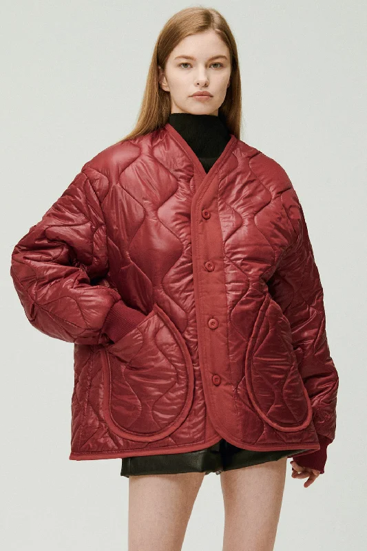 Laura Boyfriend Quilted Coat Trendy Women's Oversized