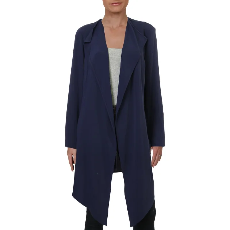 Anne Klein Womens Long Asymmetric Jacket Sharp Women's Italian
