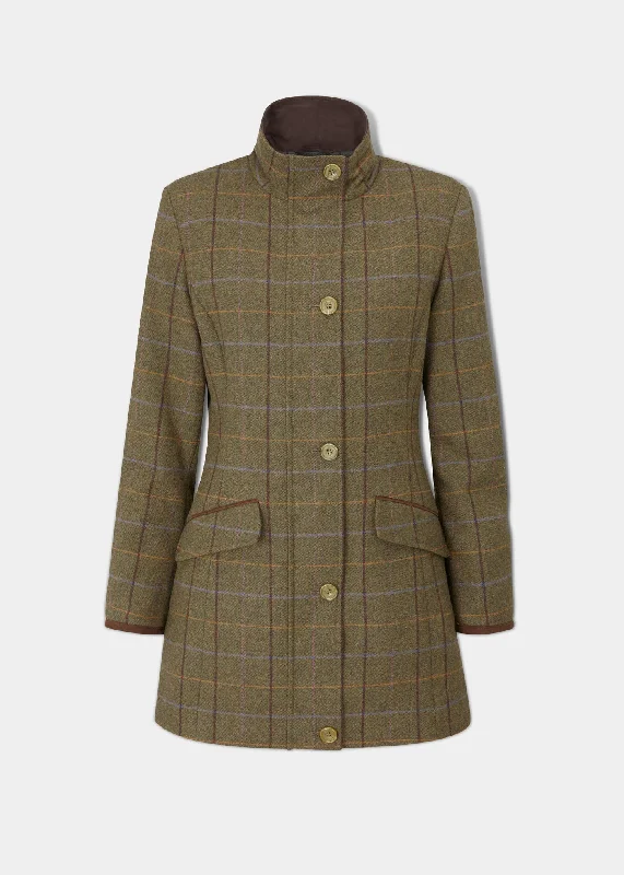 Alan Paine Women's Combrook Waterproof Tweed Field Jacket Youthful Women's Pop