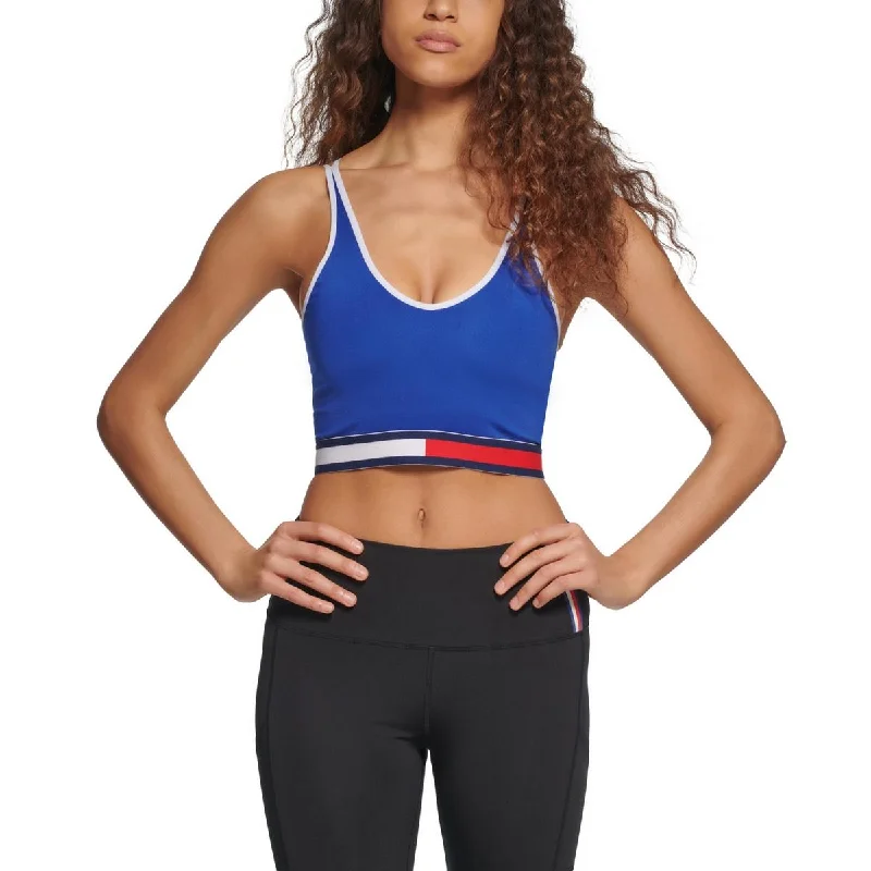 Tommy Hilfiger Sport Womens Low Impact Yoga Sports Bra Dynamic Women's Moto
