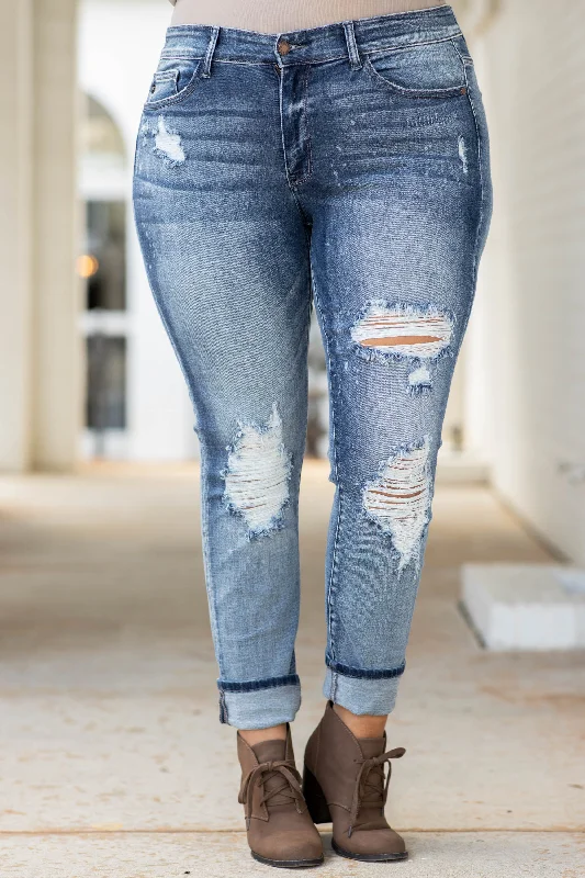 Stick By You Jeans, Light Wash Refined Women's Hand - crafted