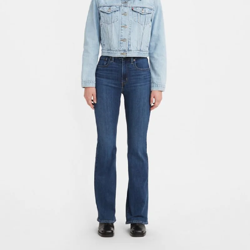 Levi's Womens 726 High Rise Flare Jeans - A34100005 Cozy Women's Sherpa - lined