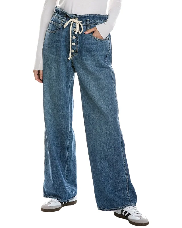 AMO Vanessa Entanglement Drawstring Wide Leg Jean Sleek Women's 