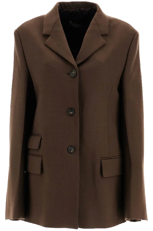 Toteme Women's Straight Three-Button Blazer Minimalist Women's Casual