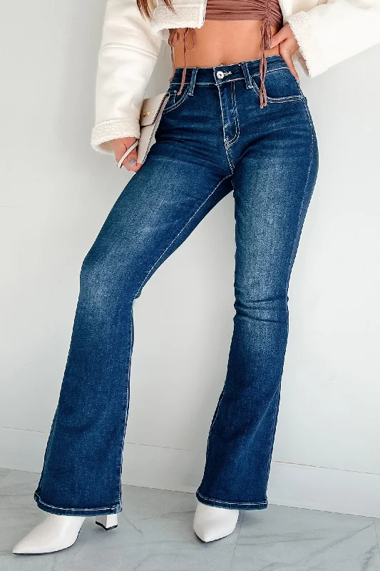 Salvator Mid Rise Special A Bootcut Jeans (Dark) Hip Women's Urban