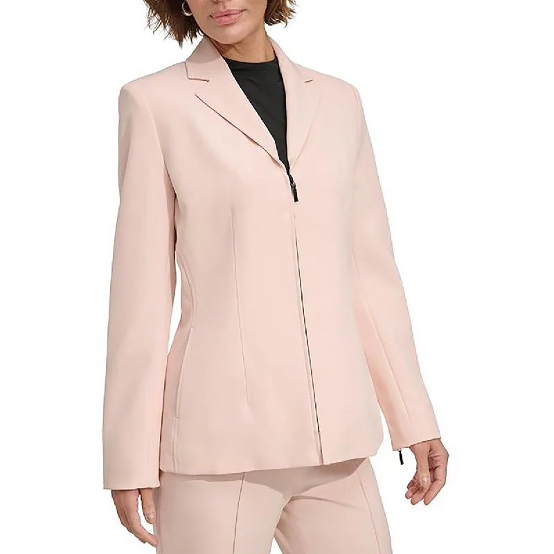 DKNY Womens Solid  Double-Breasted Blazer Confident Women's High - fashion