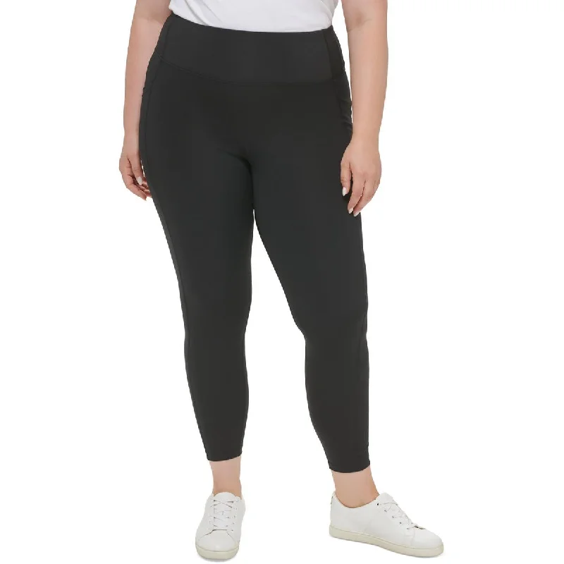 Calvin Klein Womens Plus Fitness Workout Athletic Leggings Cozy Women's Sherpa - lined Calvin Klein Womens Plus Fitness Workout Athletic Leggings Cozy Women's Sherpa - lined