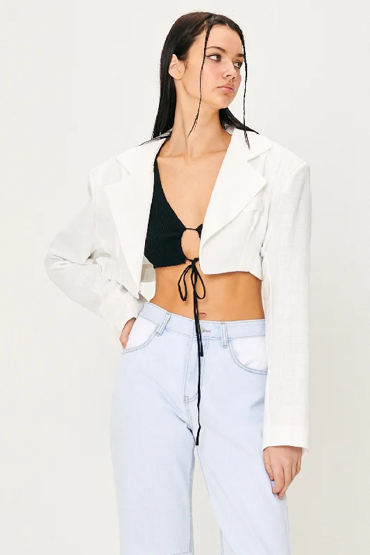 Jennifer Cropped Jacket Casual Women's Japanese 