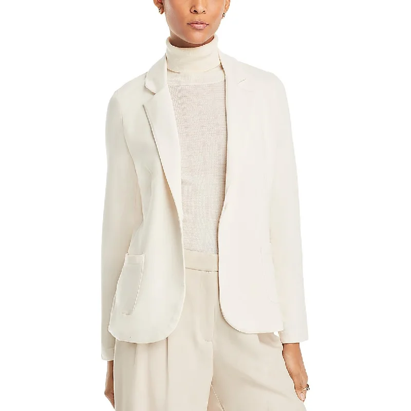 Majestic Filatures Womens Collared Pocket One-Button Blazer Casual Women's Japanese 